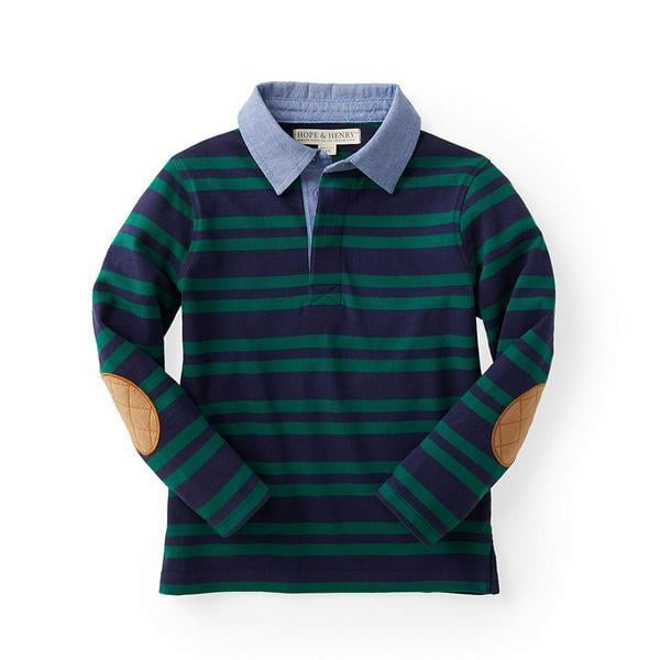 Hope /& Henry Boys Long Sleeve Rugby Polo Shirt
